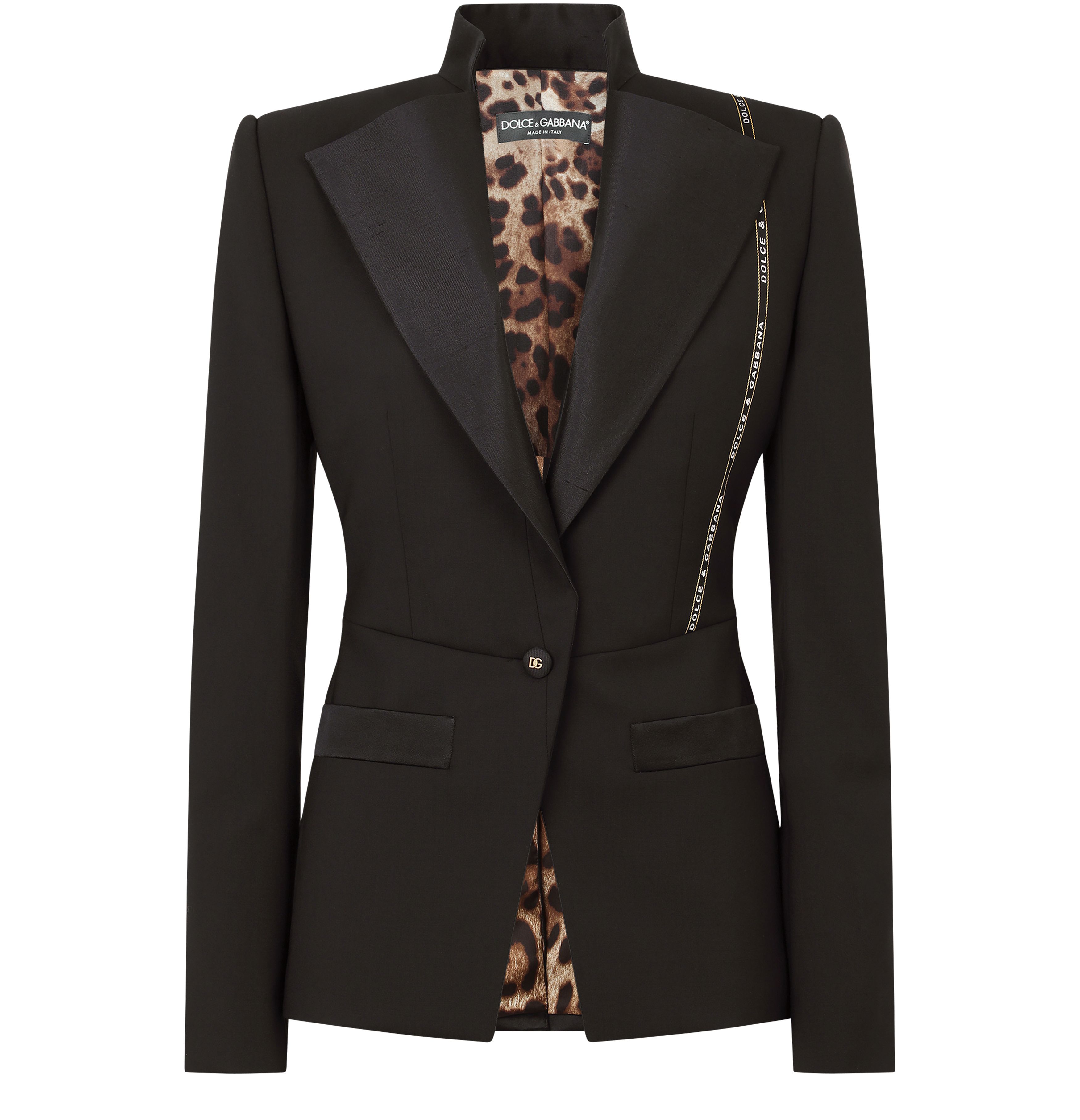 Dolce & Gabbana Single-breasted woolen jacket