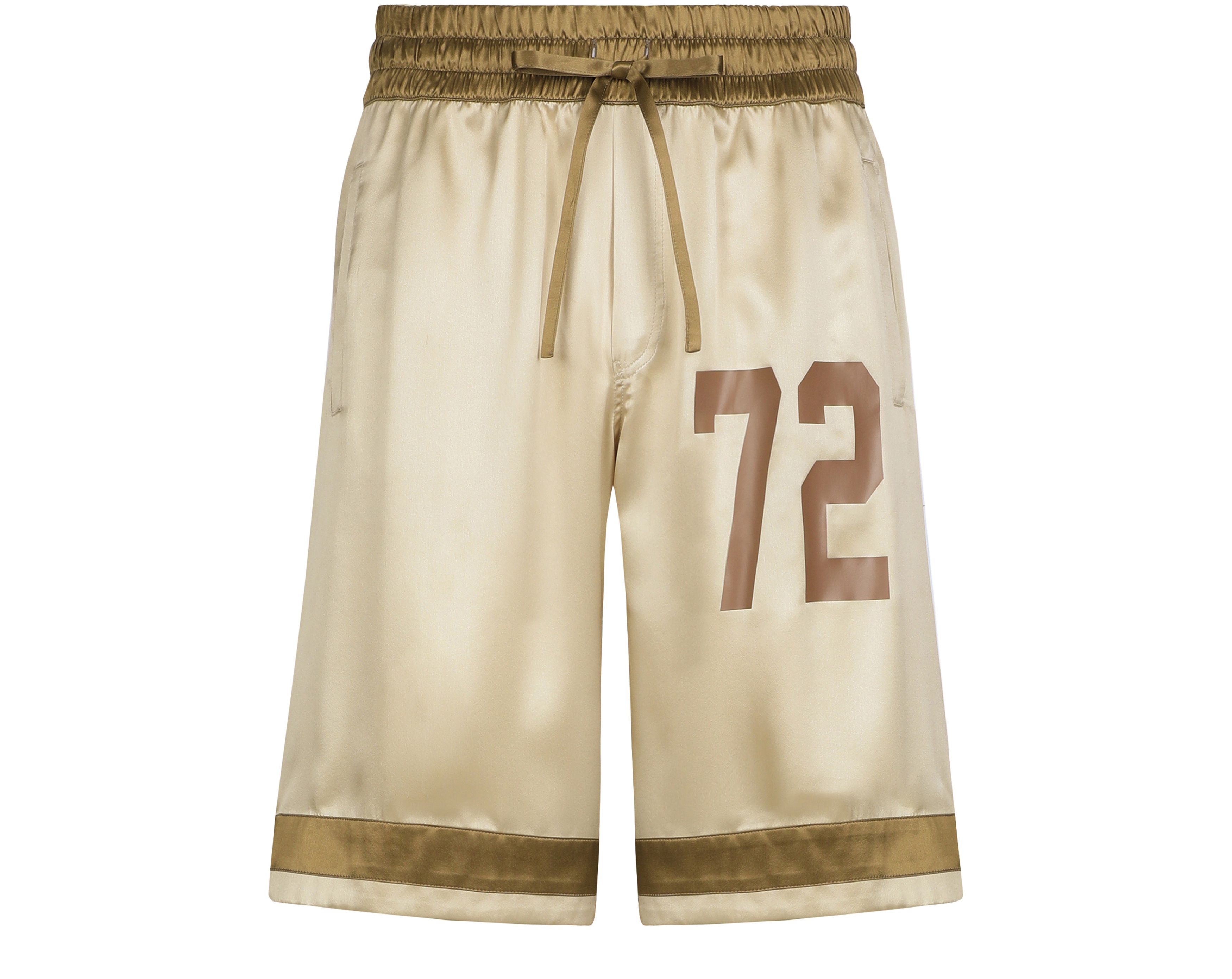 Dolce & Gabbana Silk Bermuda jogging shorts