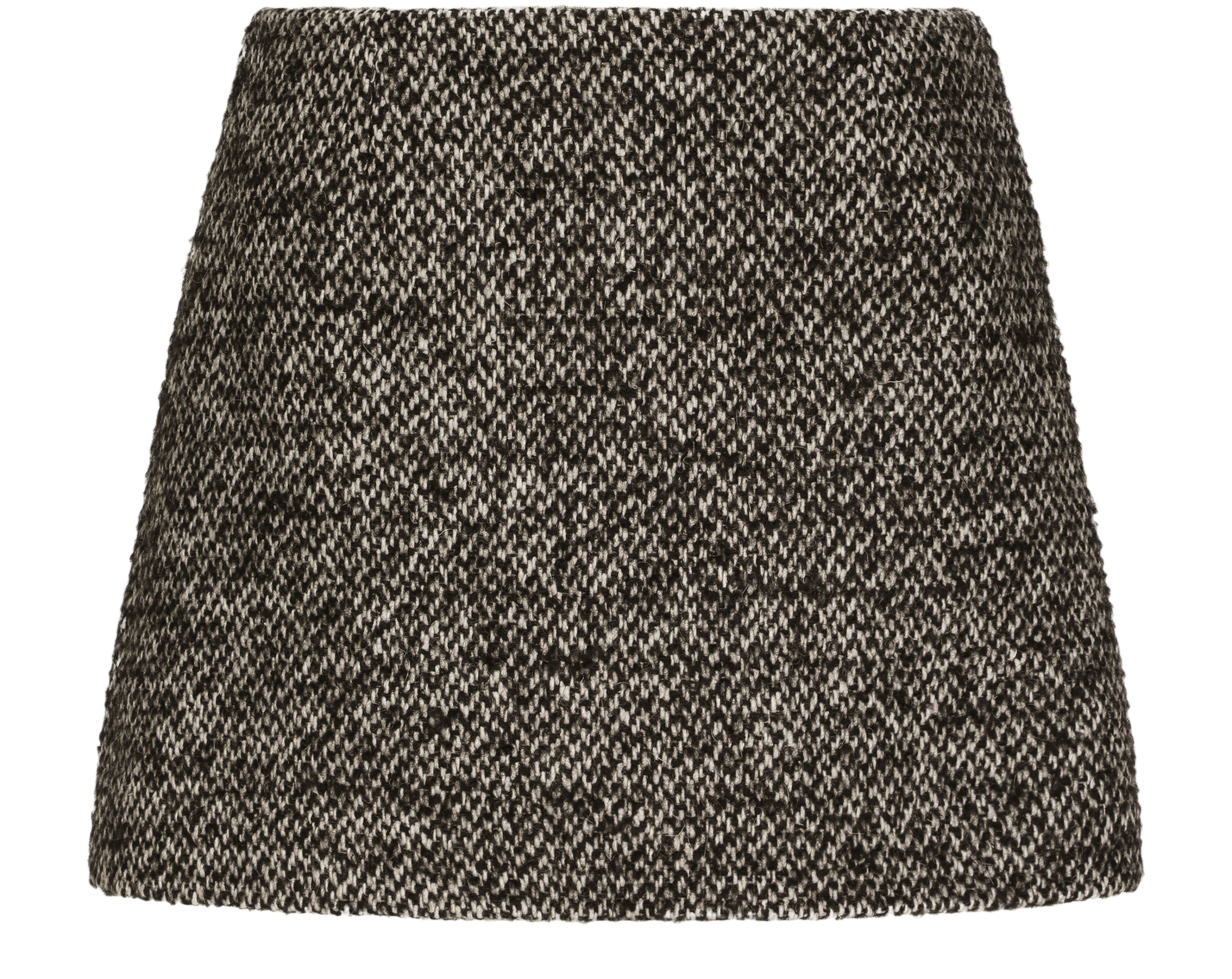 Dolce & Gabbana Short speckled tweed skirt