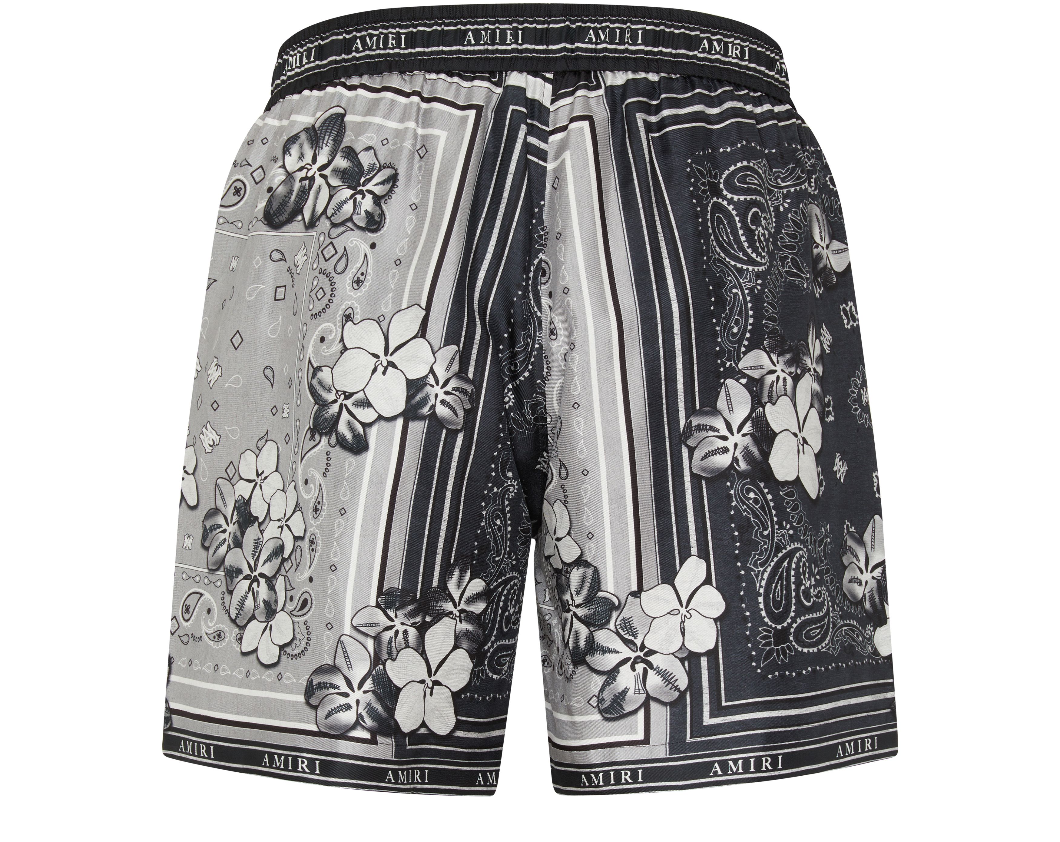 Amiri Bandana floral shorts