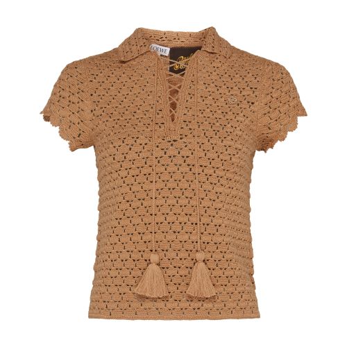 Loewe Crochet Polo top