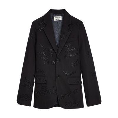 Zadig & Voltaire Vanilla Diamanté Blazer