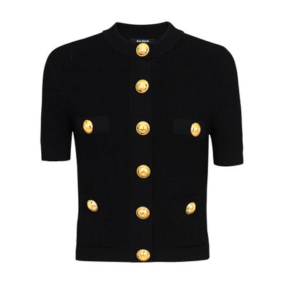 Balmain Buttoned knitted cardigan