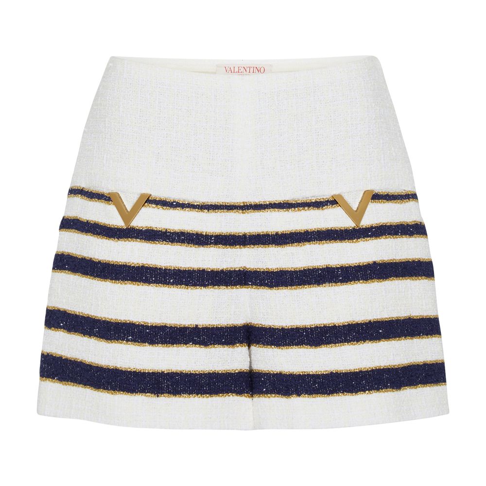 VALENTINO GARAVANI Marinière tweed shorts