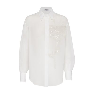 Brunello Cucinelli Embroidered shirt