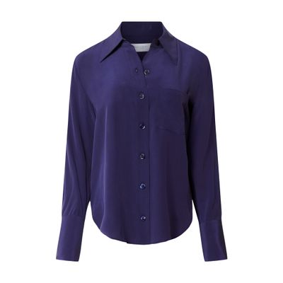 Equipment Quinne long sleeve silk shirt