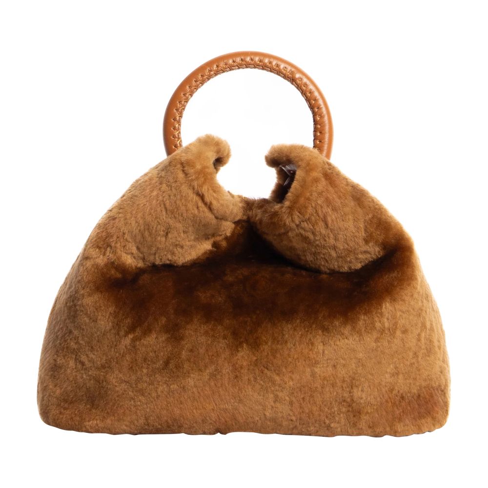 Elleme Baozi medium shearling/leather bag