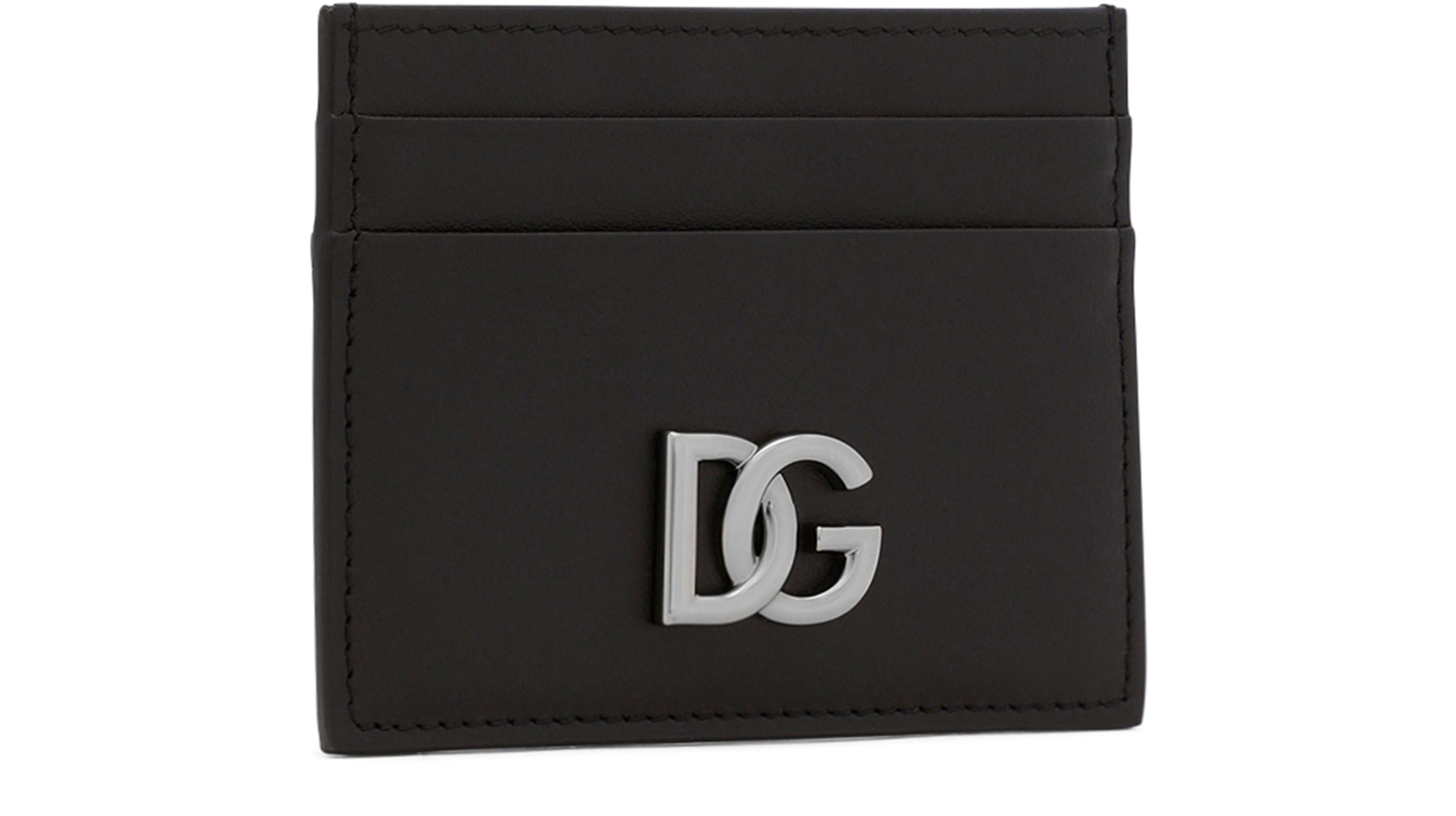 Dolce & Gabbana Calfskin card holder with DG logo