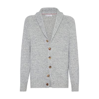 Brunello Cucinelli Cashmere Mouliné cardigan