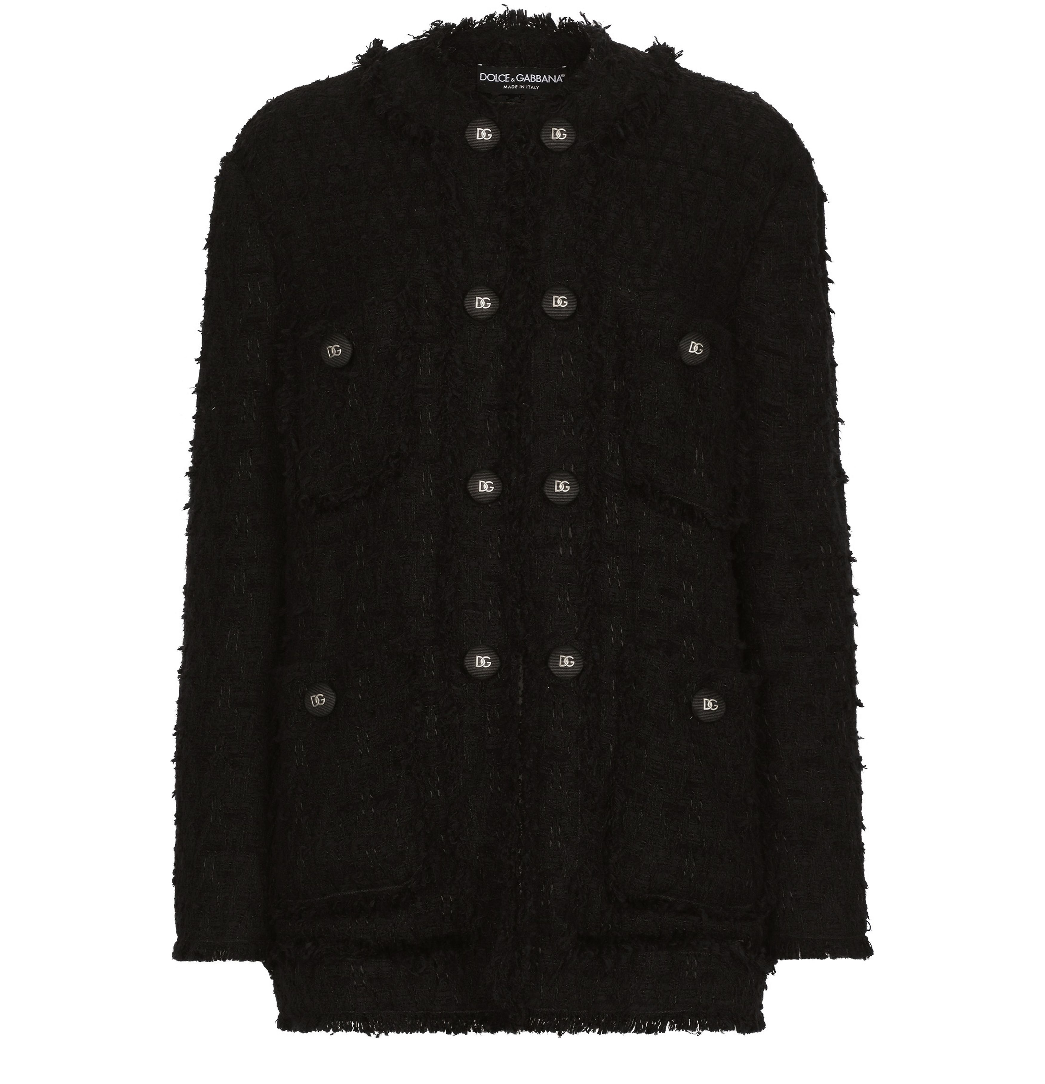 Dolce & Gabbana Single-breasted rush-stitch jacket