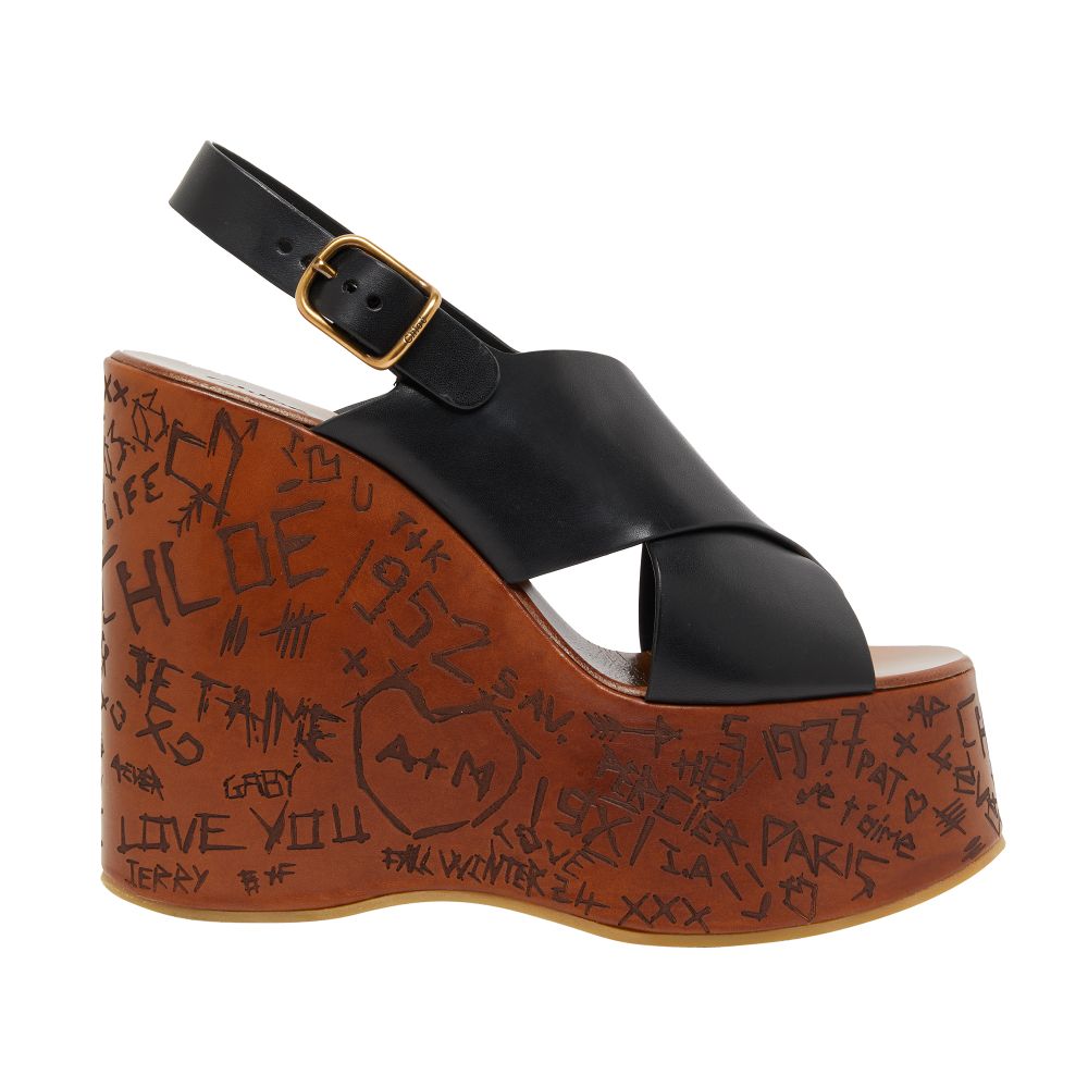 Chloé Maxime wedge sandals