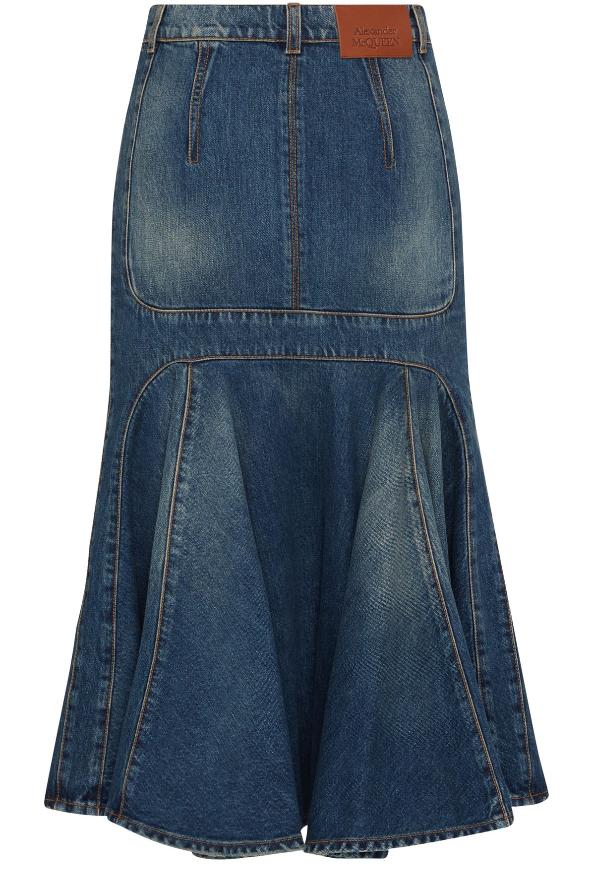 Alexander McQueen Denim skirt