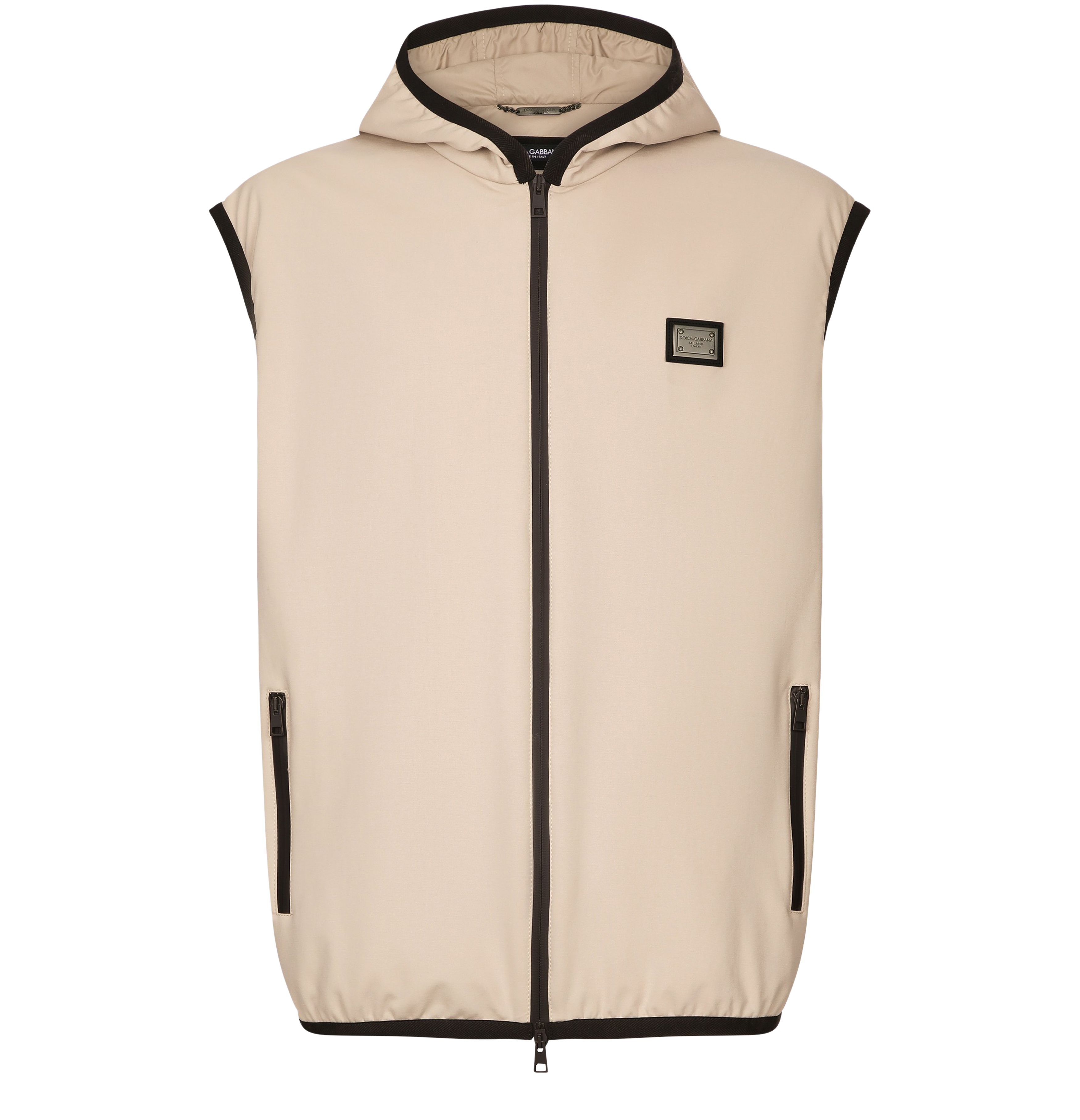 Dolce & Gabbana Jersey vest with hood