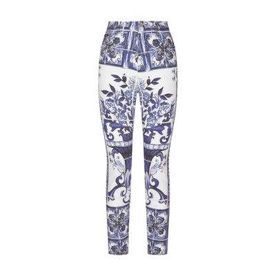 Dolce & Gabbana Majolica-print Grace jeans