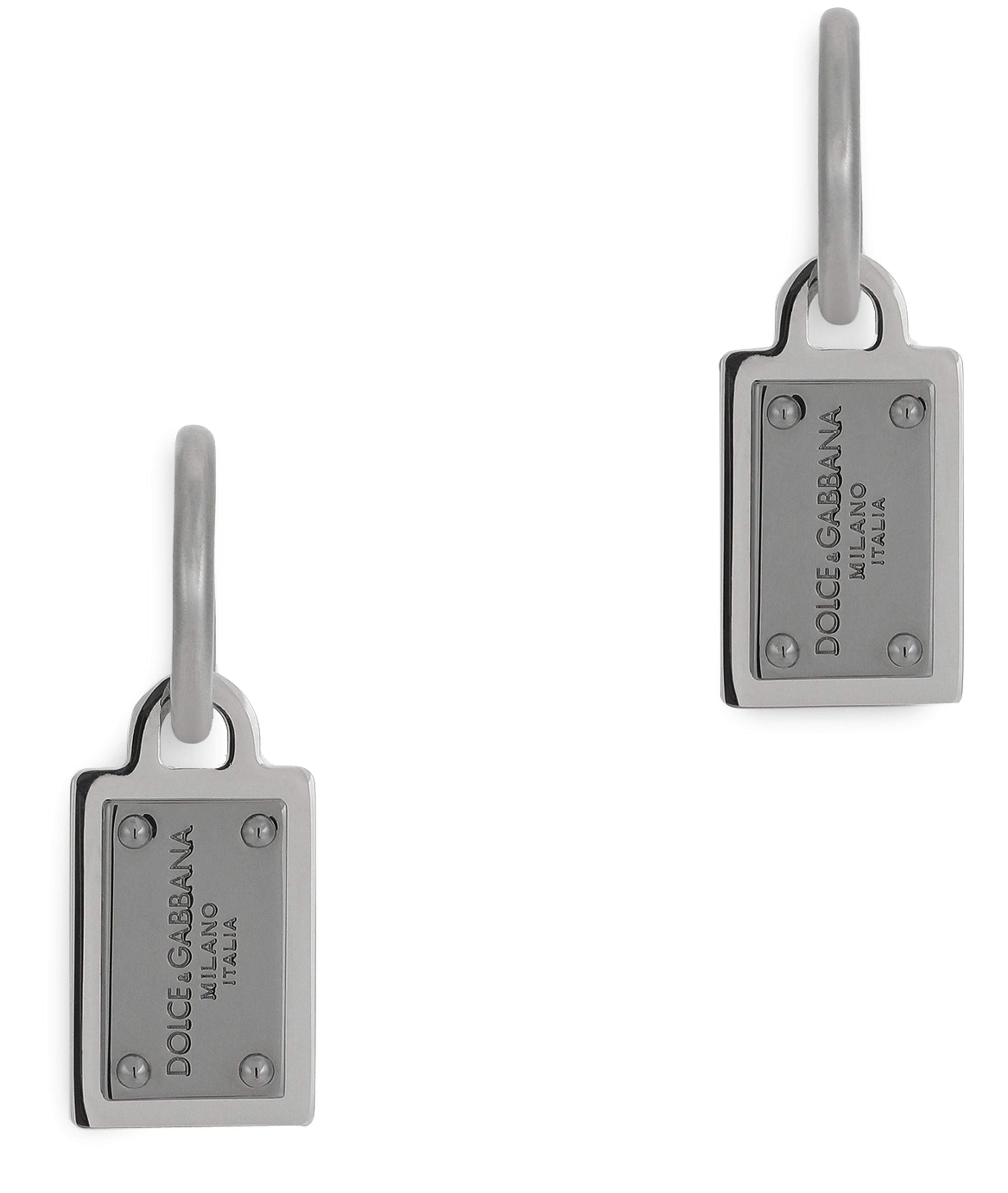 Dolce & Gabbana earrings with Dolce&Gabbana logo tag