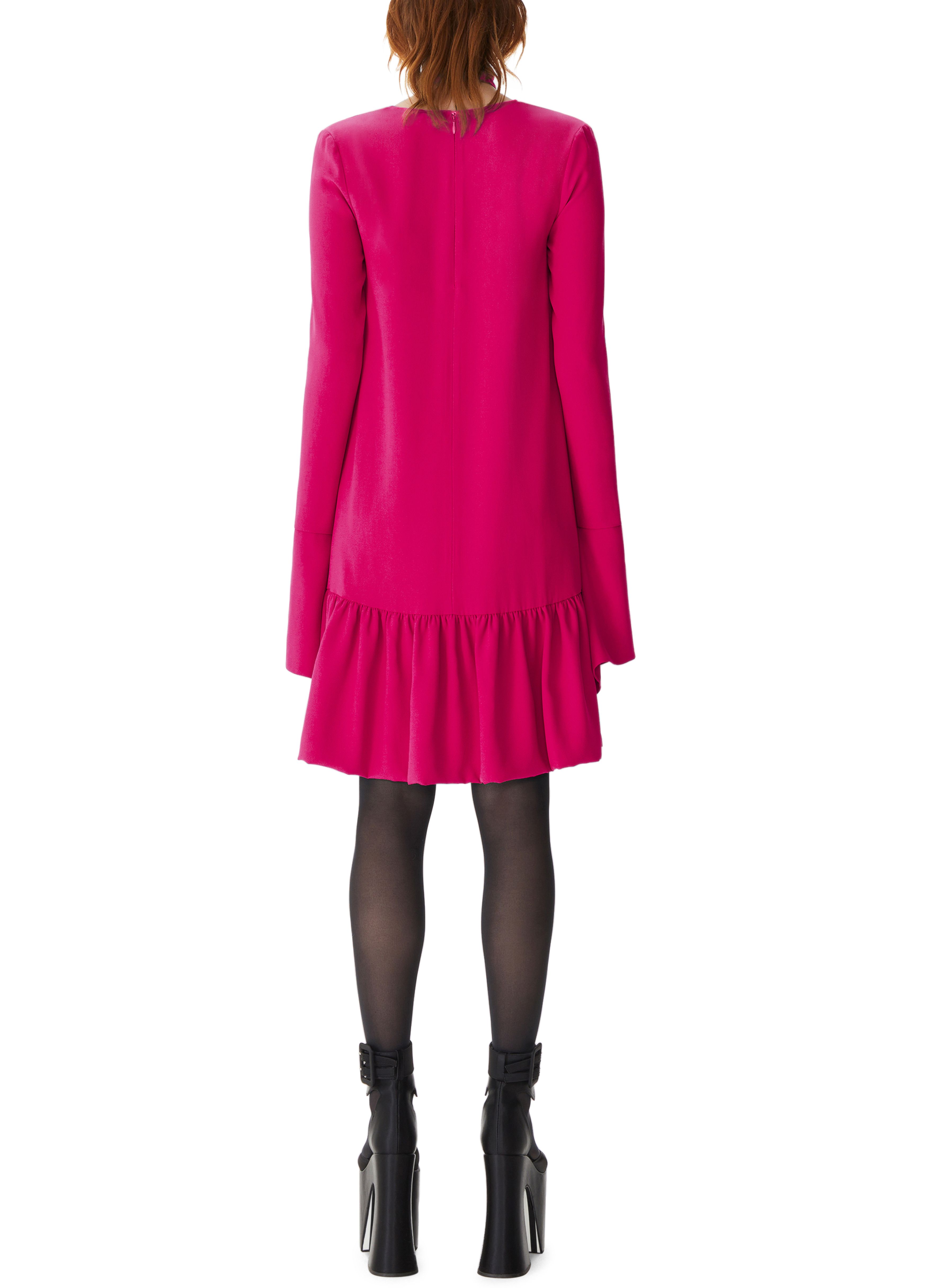 Nina Ricci Crepe De Chine Midi Shirt Dress