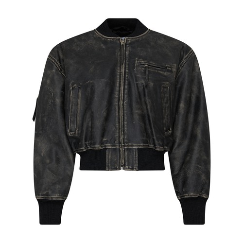 Acne Studios Leather bomber jacket