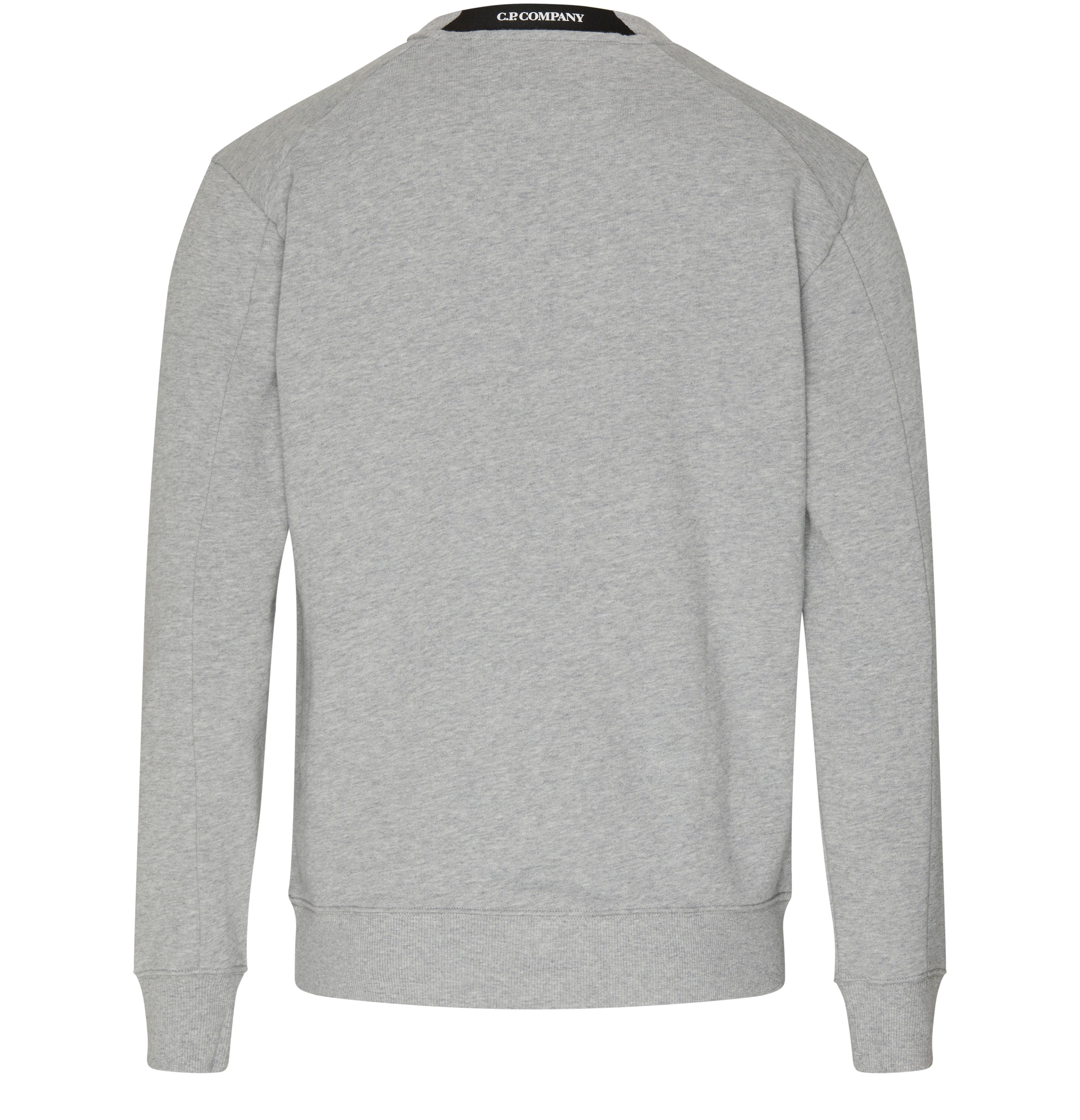 CP COMPANY Diagonal Raised Fleece Lens crew neck sweatshirt