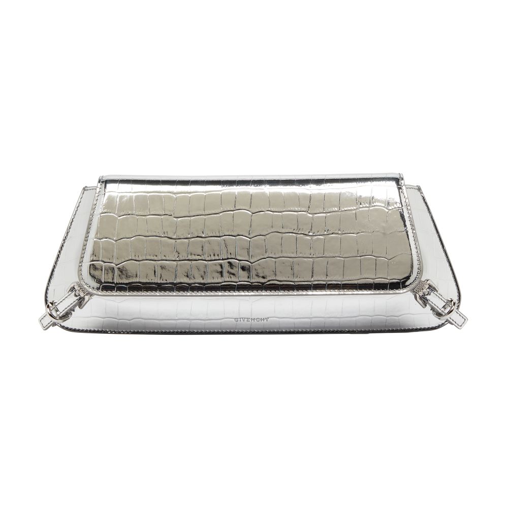 Givenchy Voyou Clutch bag in crocodile effect leather