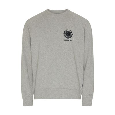 Givenchy GIVENCHY Crest slim fit sweatshirt in fleece