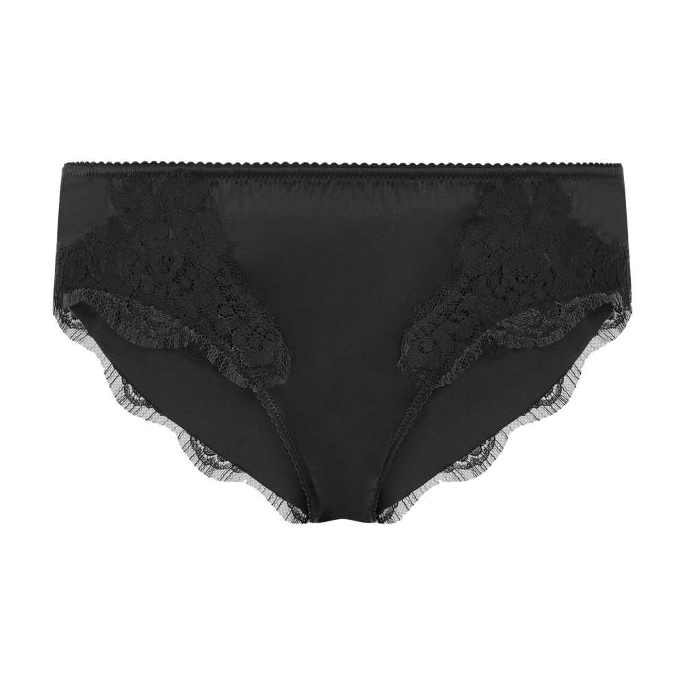 Dolce & Gabbana Satin briefs with lace detailing