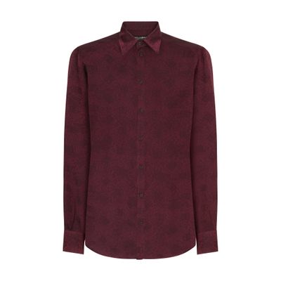 Dolce & Gabbana Martini Silk Shirt