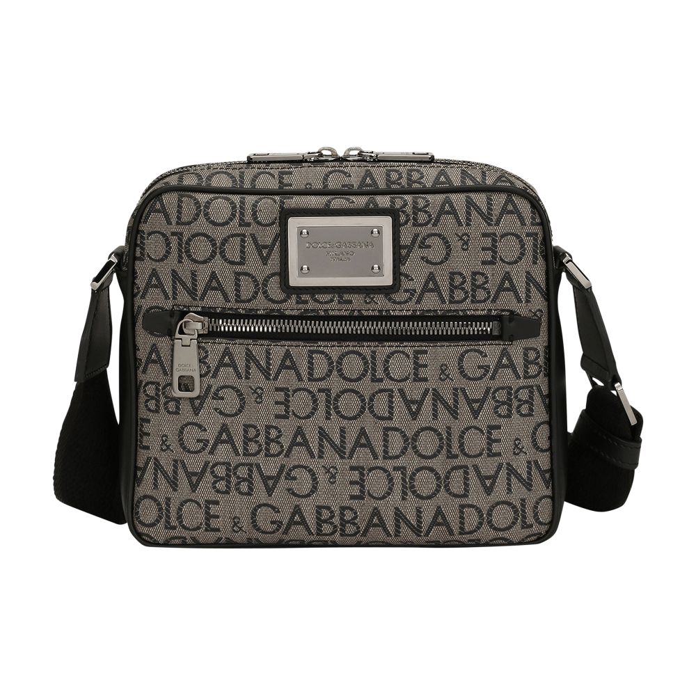 Dolce & Gabbana Coated jacquard crossbody bag