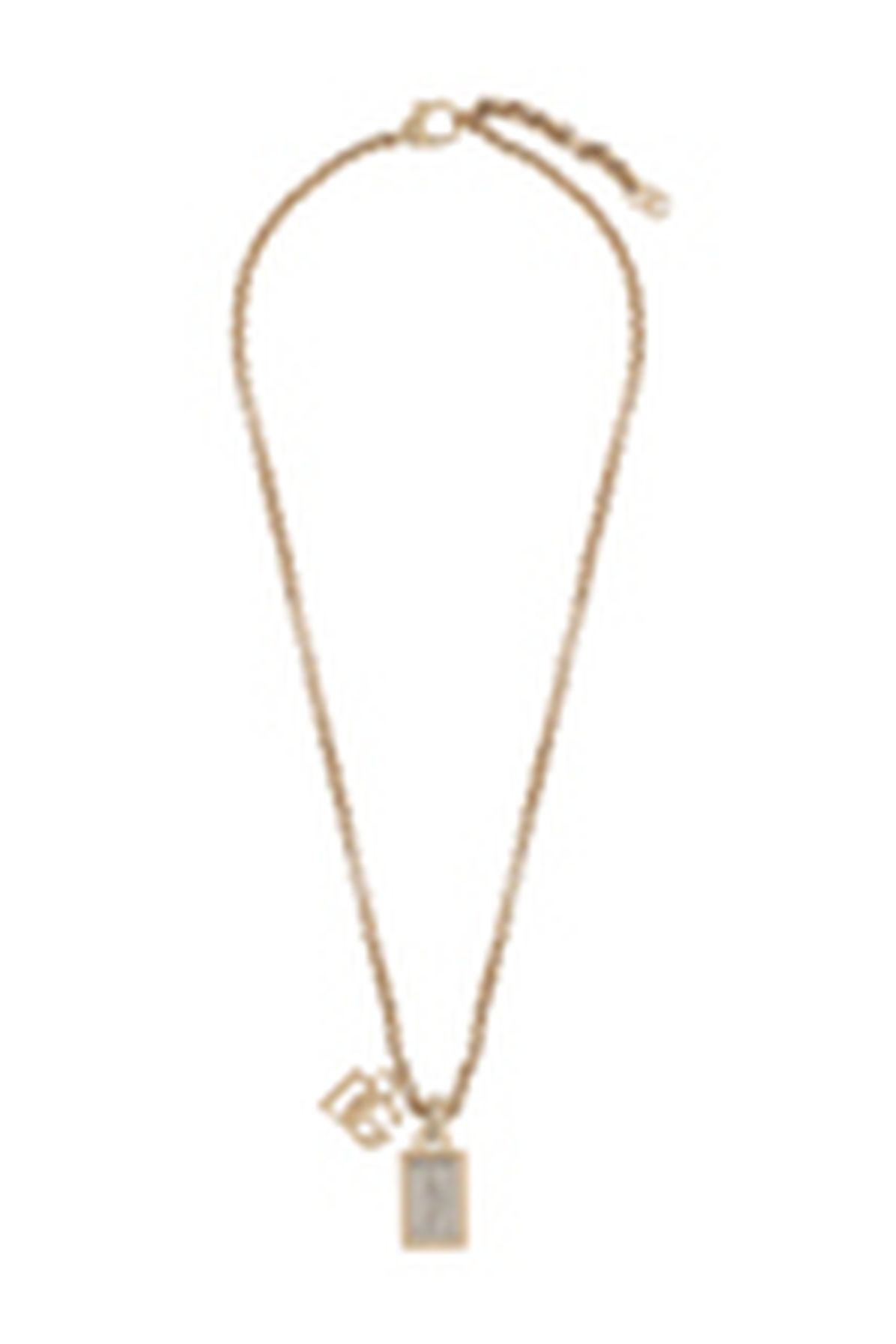 Dolce & Gabbana Link necklace with DG logo and tag