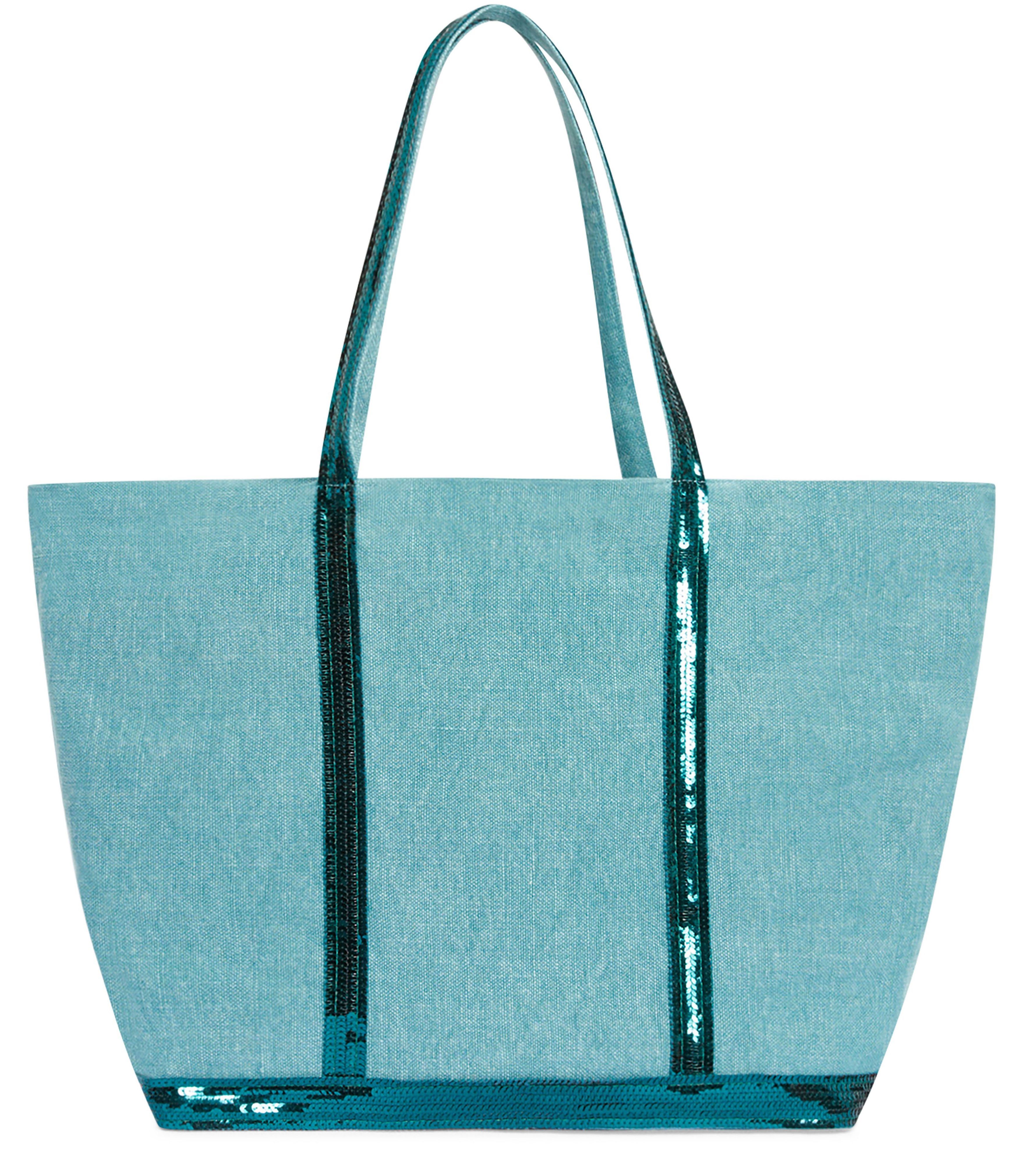  Linen L cabas tote