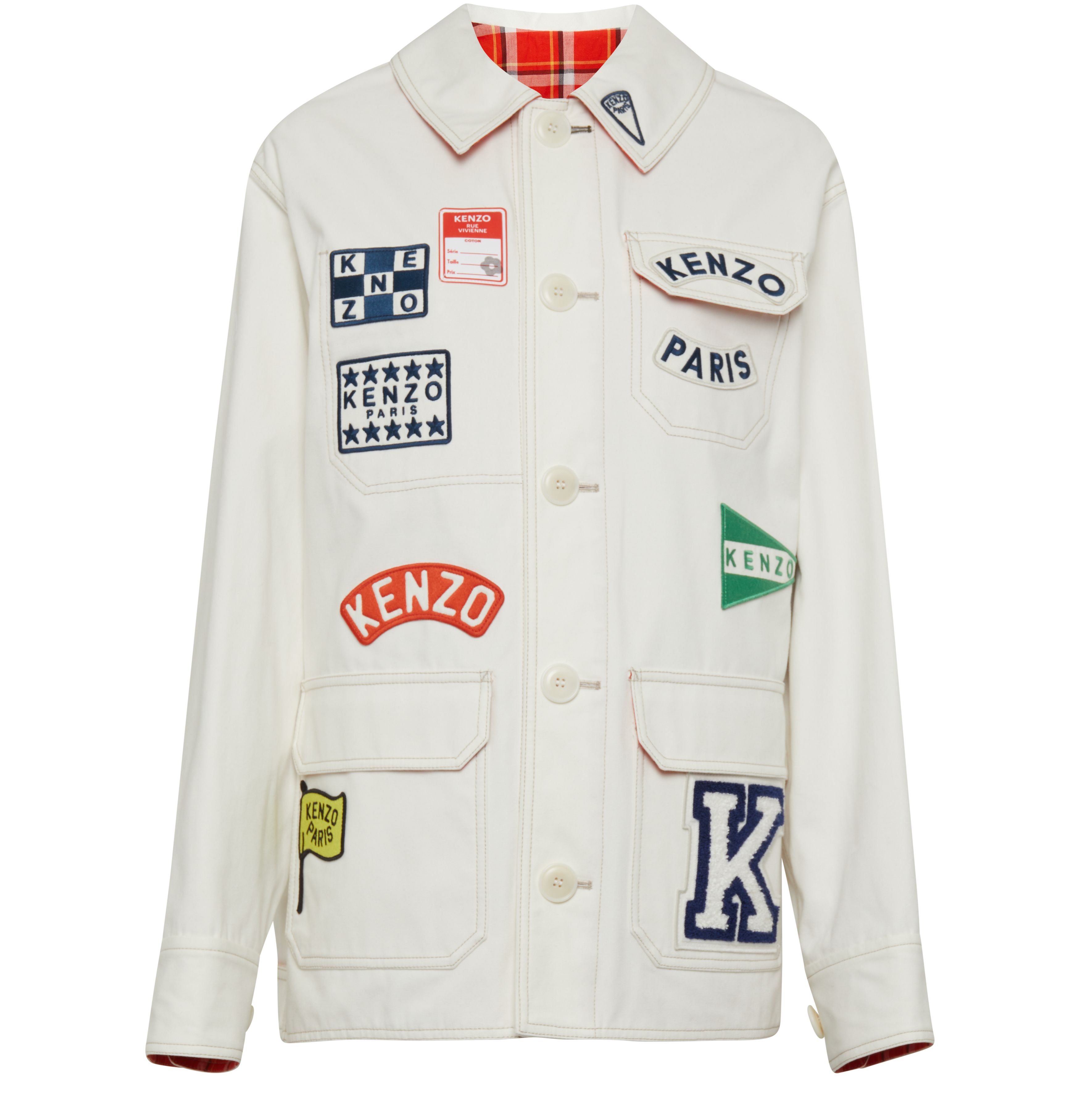 Kenzo Workwear jacket with badges