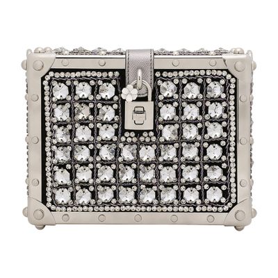 Dolce & Gabbana Embroidered jacquard Dolce Box bag