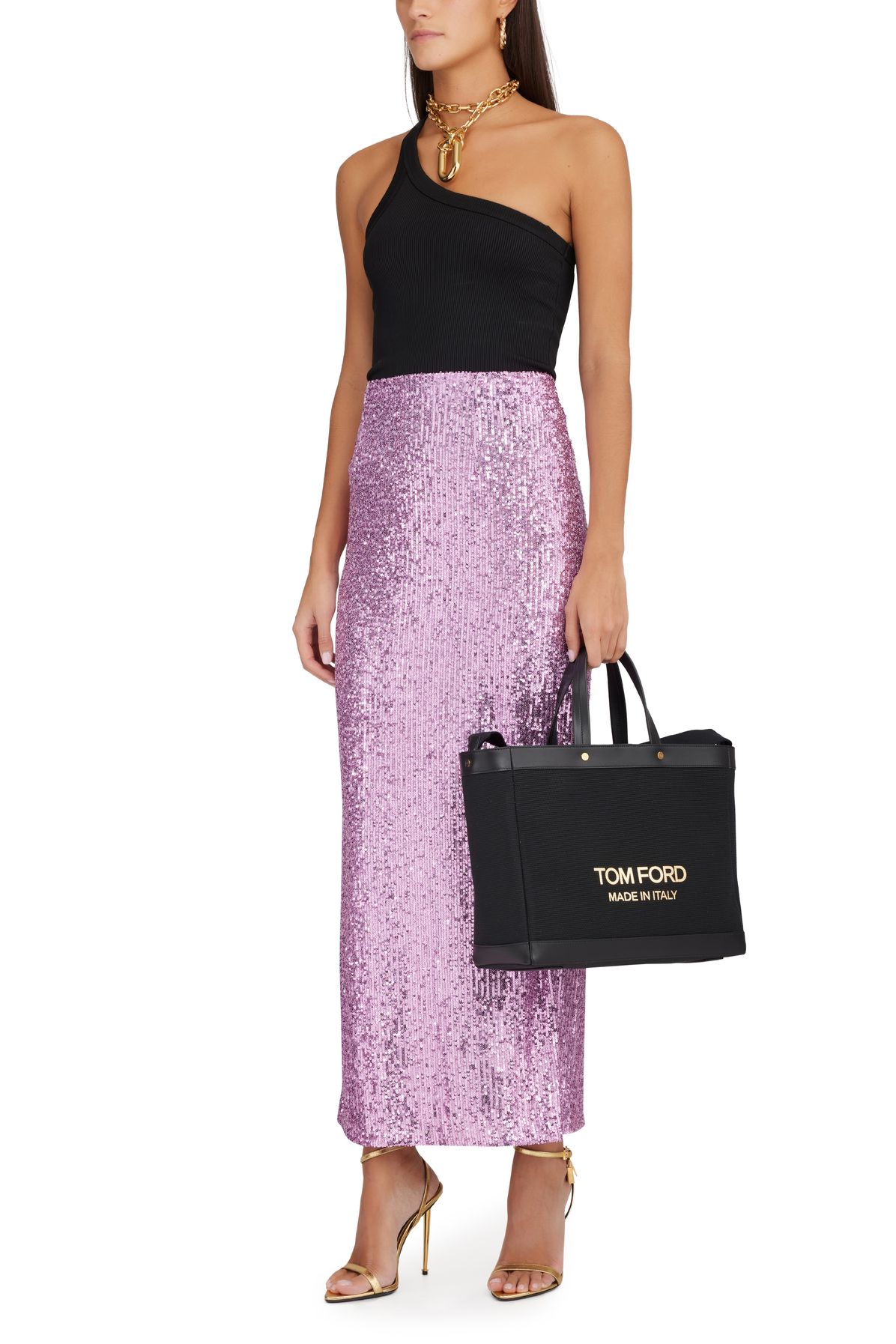 Tom Ford All-over sequins skirt