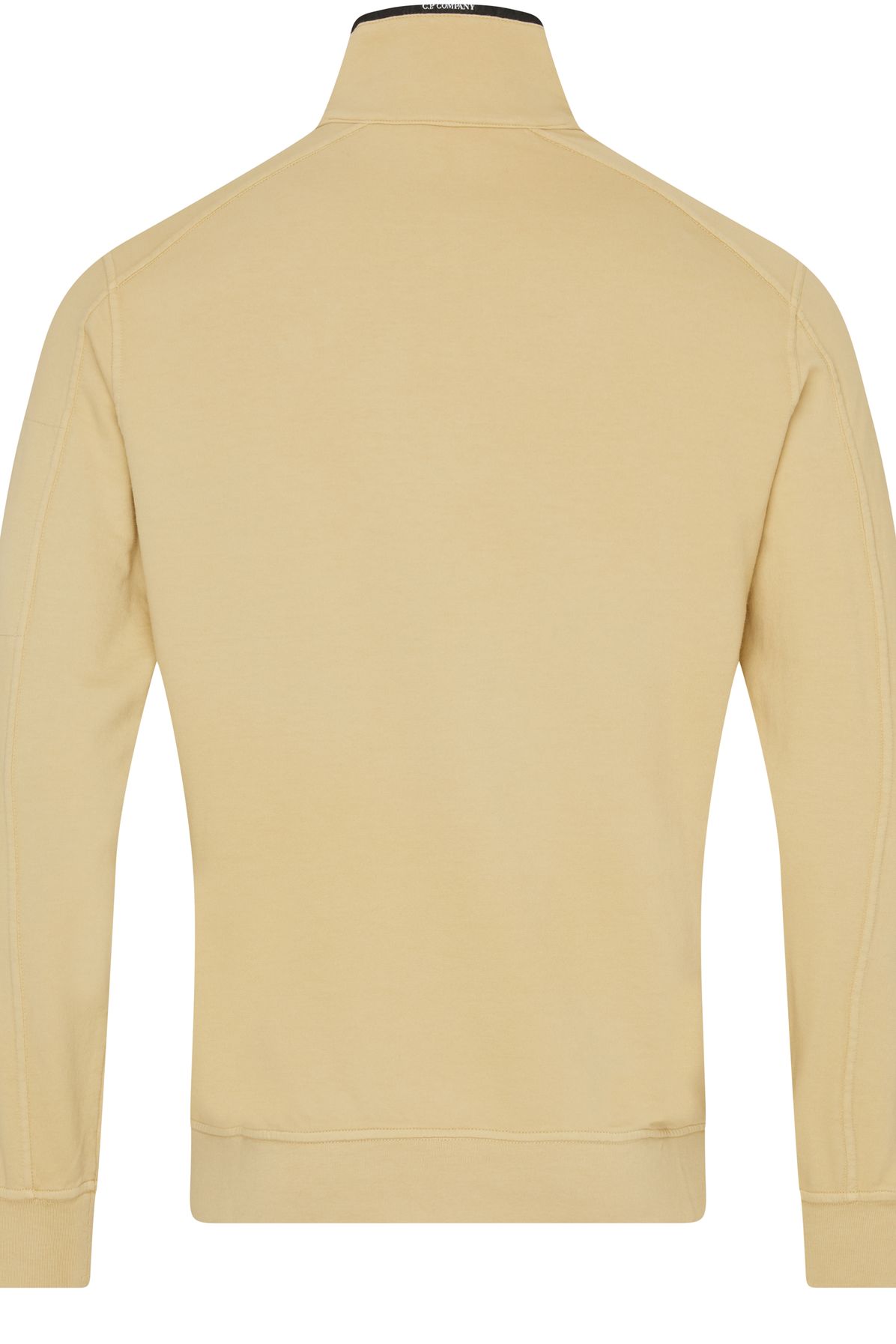 CP COMPANY Light Fleece Ribbed zipped sweatshirt