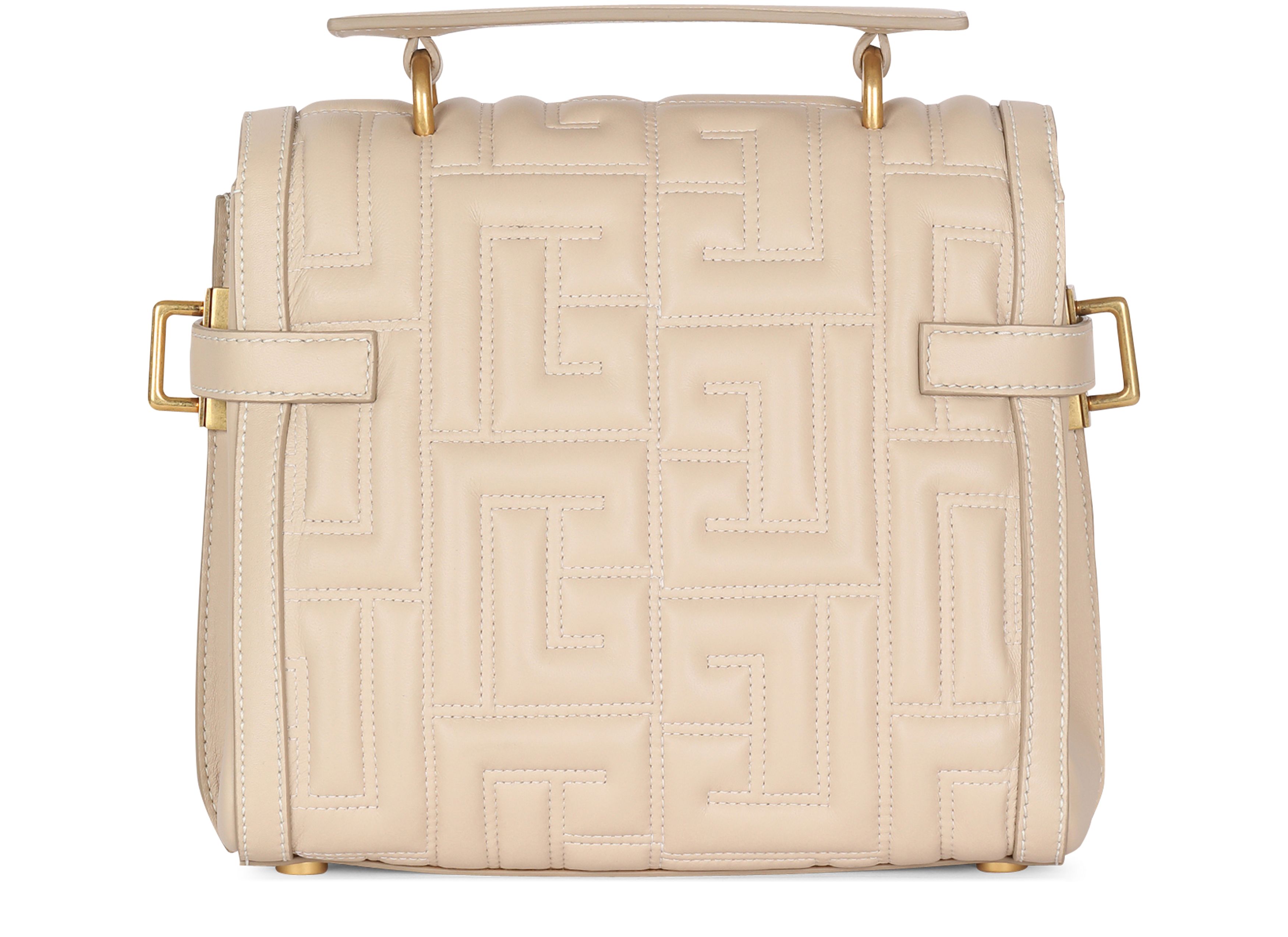 Balmain B-Buzz 23 bag in monogram quilted leather