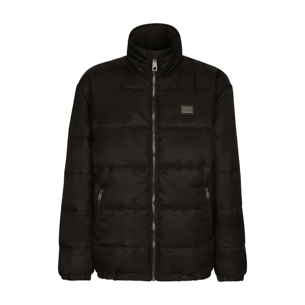 Dolce & Gabbana Nylon high-necked jacket