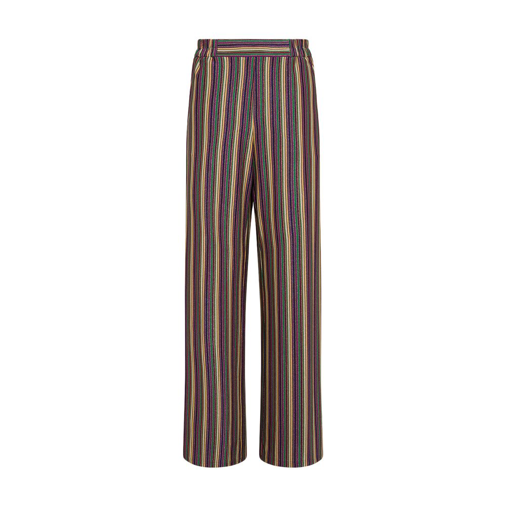  Baccarat jersey lurex striped pants