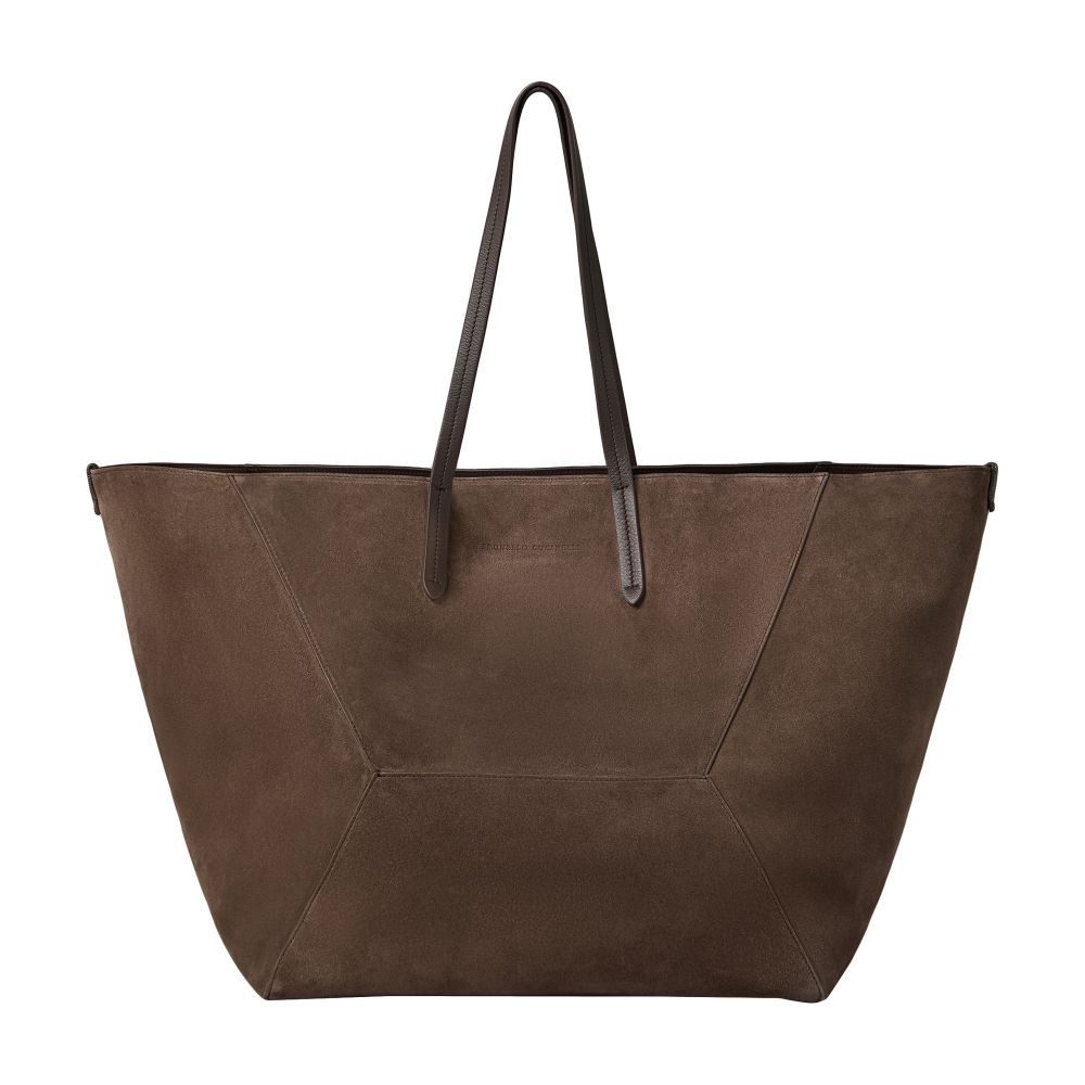 Brunello Cucinelli Suede shopper bag