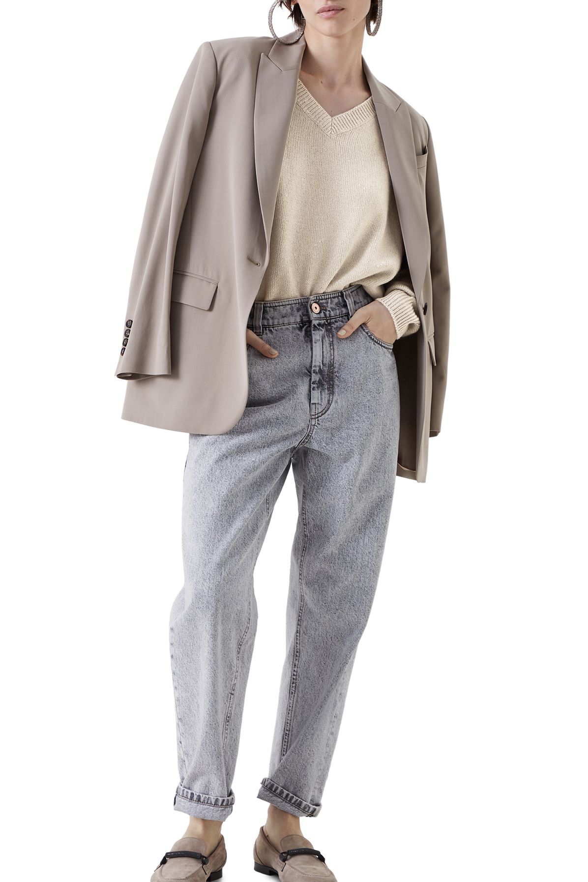 Brunello Cucinelli Cashmere and silk sweater