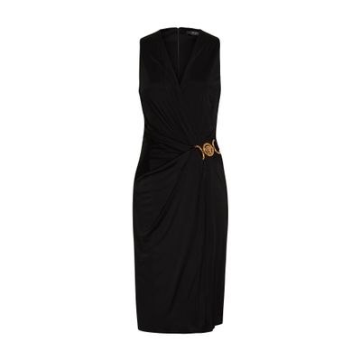 Versace Draped mid-length dress