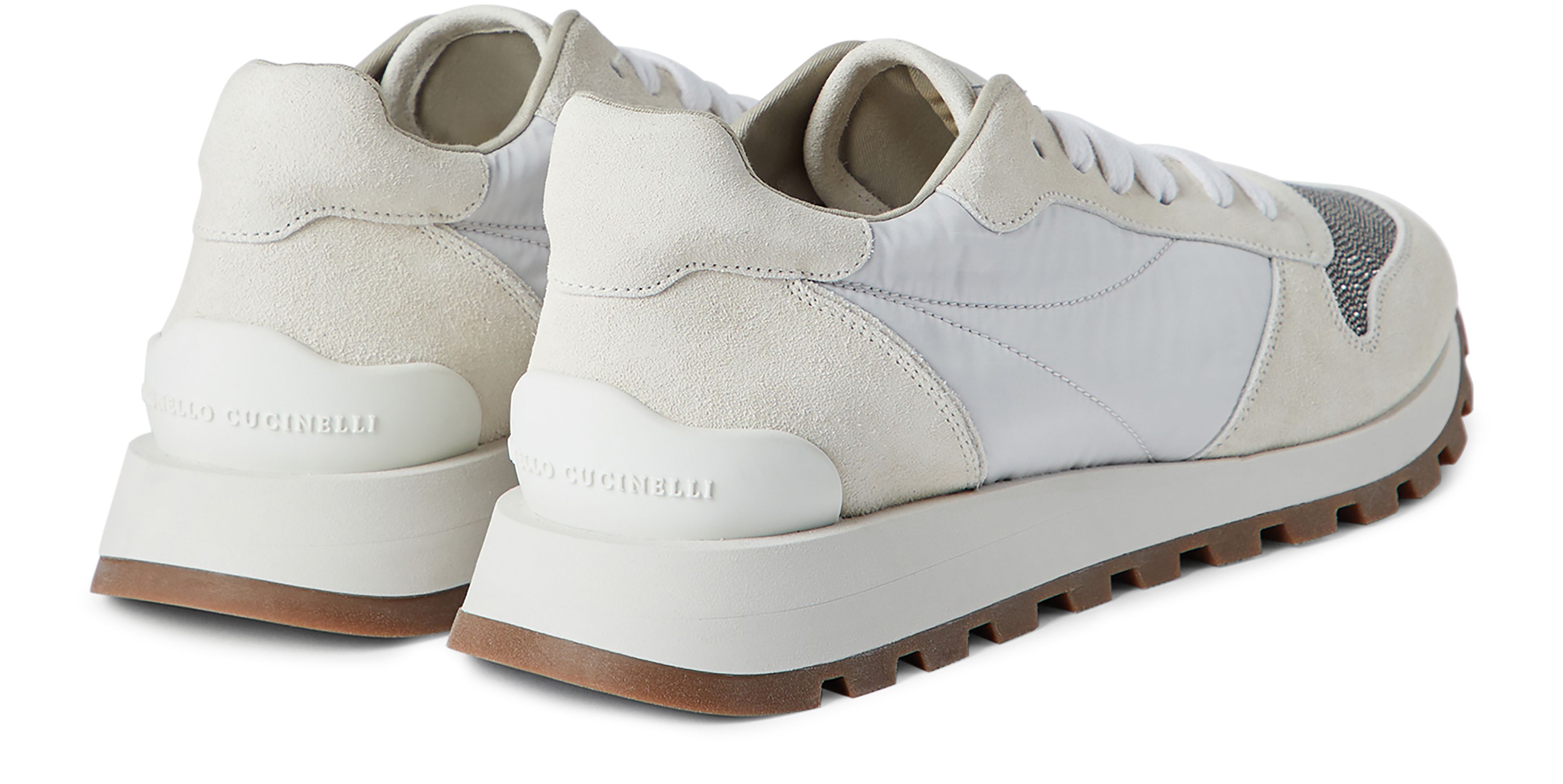 Brunello Cucinelli Suede running shoes