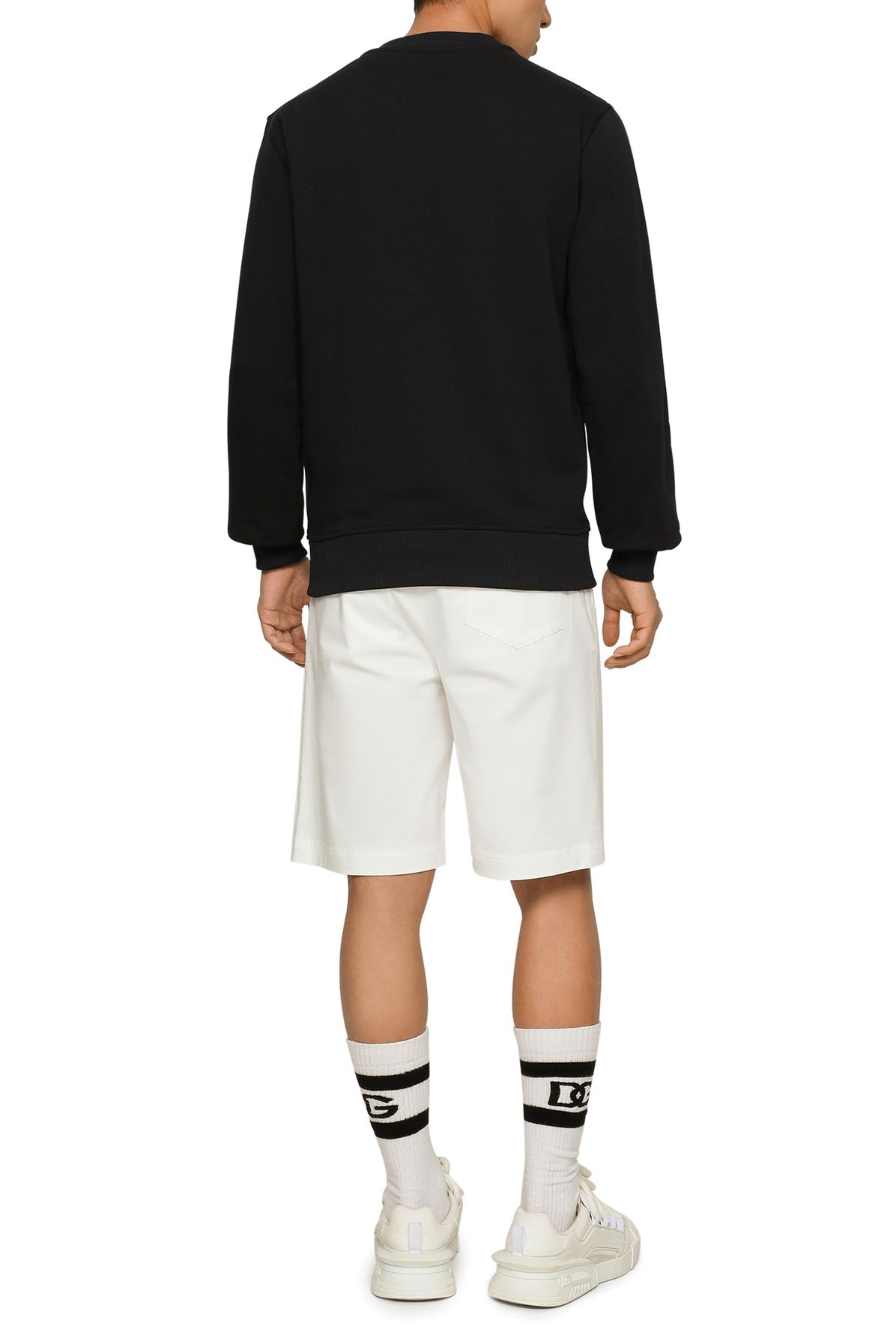 Dolce & Gabbana Jersey sweatshirt with branded tag