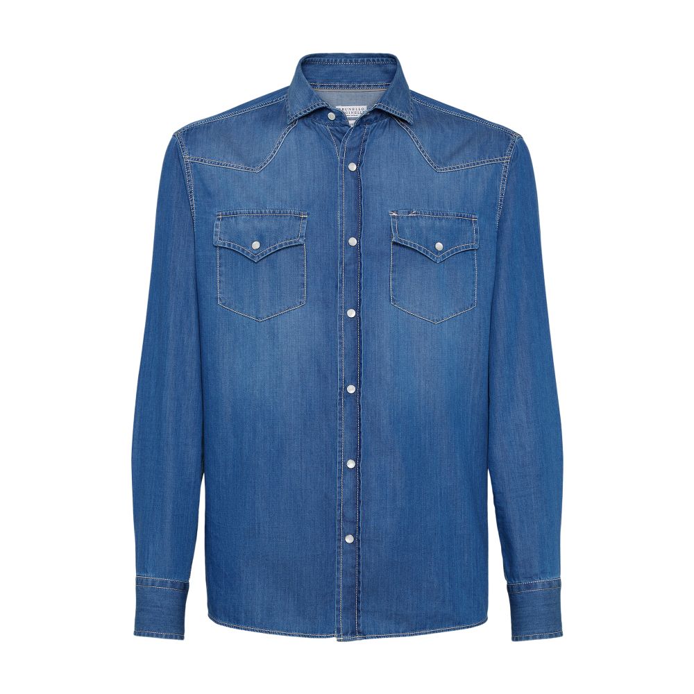 Brunello Cucinelli Lightweight denim shirt