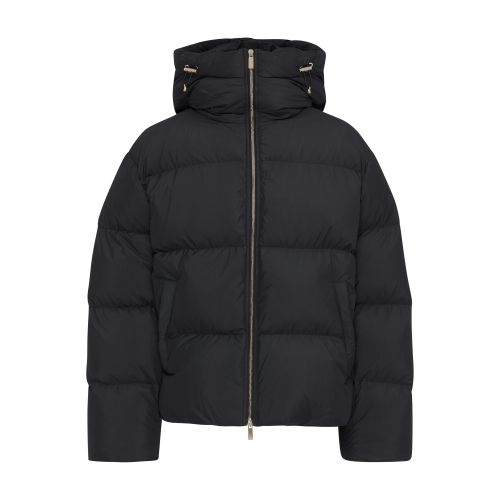 OFF-WHITE Patch Arrow down puffer jacket