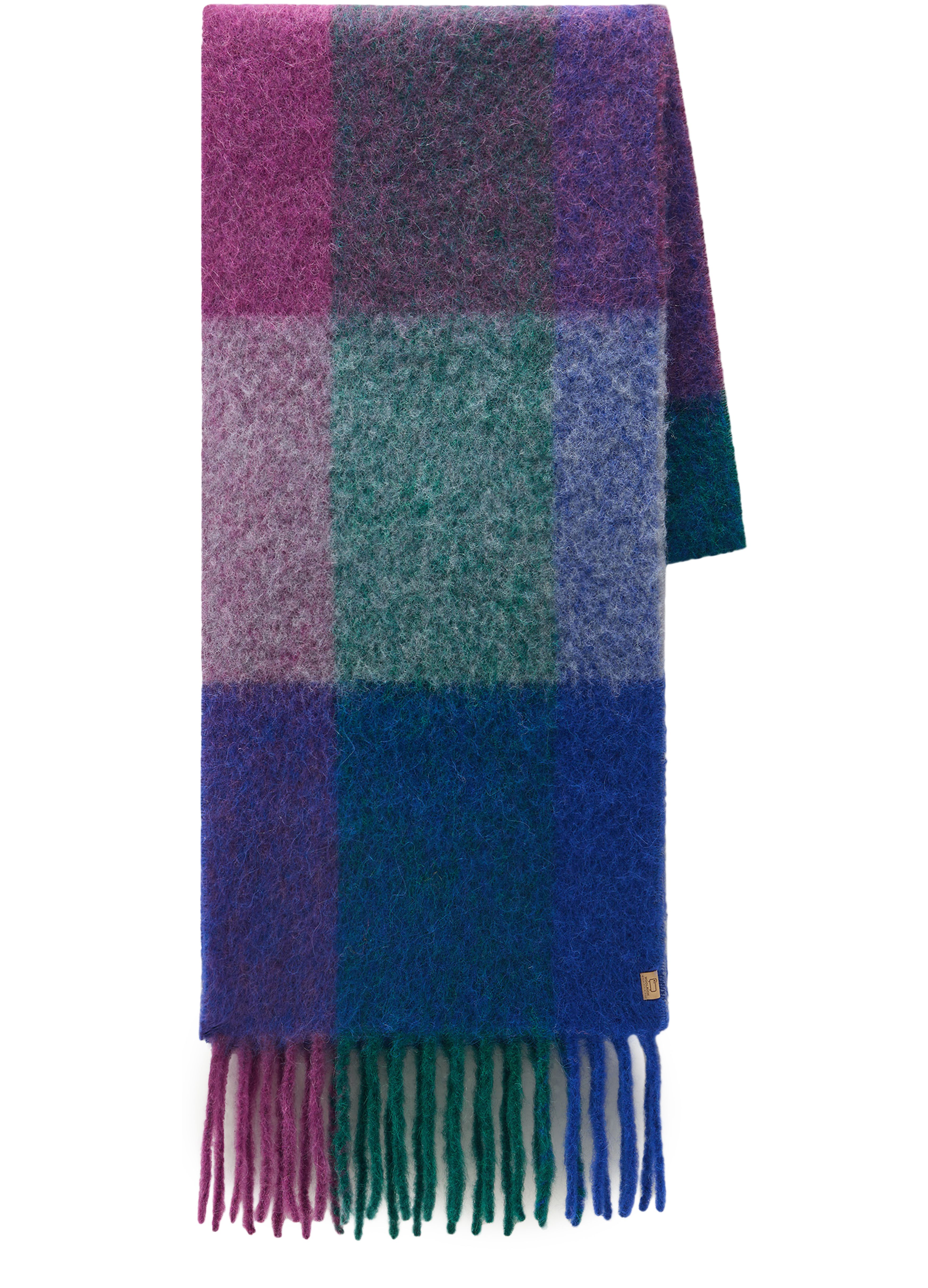 Woolrich Multicolor Scarf in Mohair and Alpaca Blend