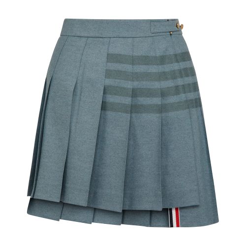 Thom Browne 4-Bar pleated mini skirt