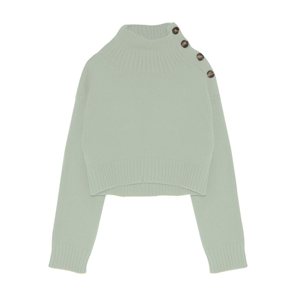 Yves Salomon Short knitted sweater