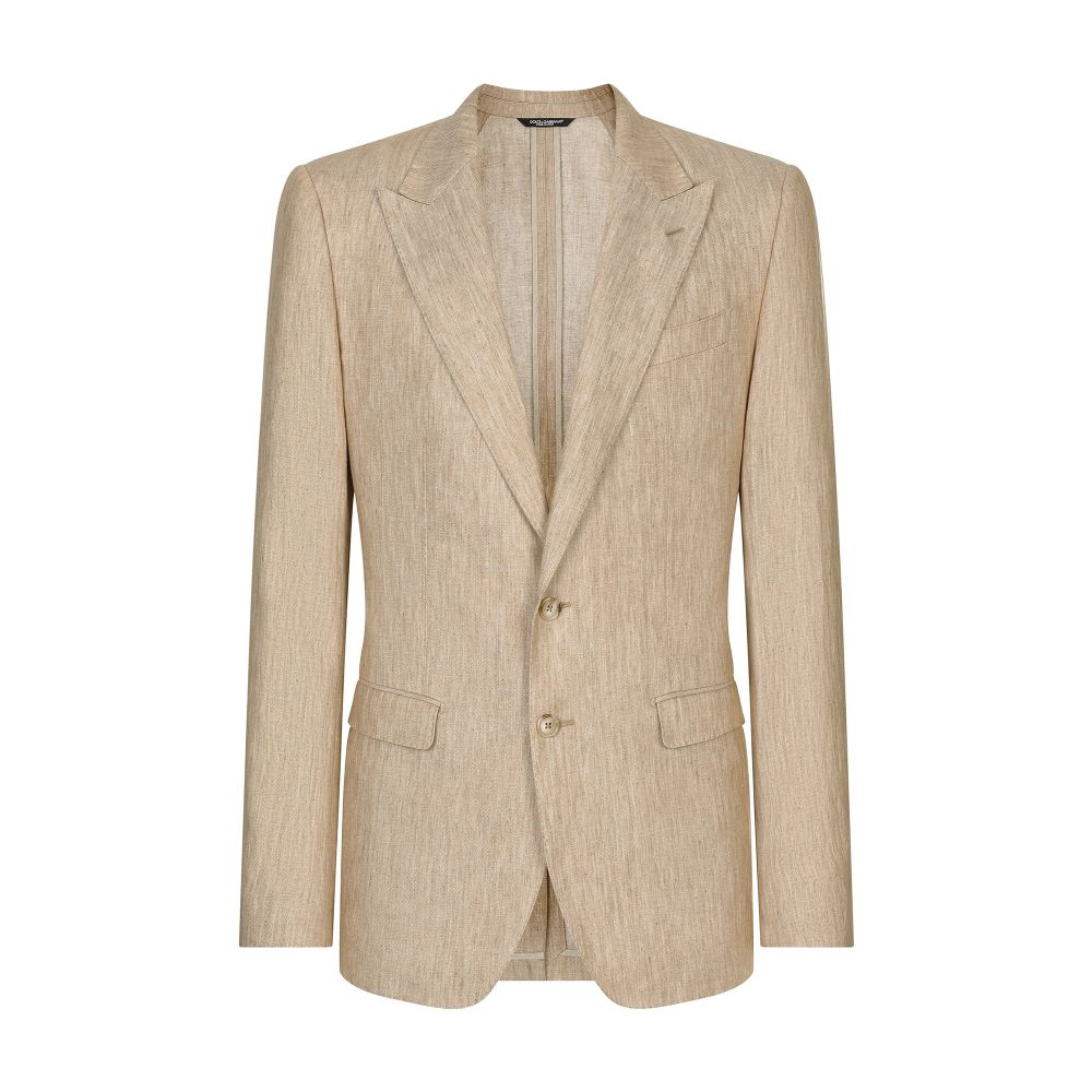 Dolce & Gabbana Single-breasted linen Taormina jacket