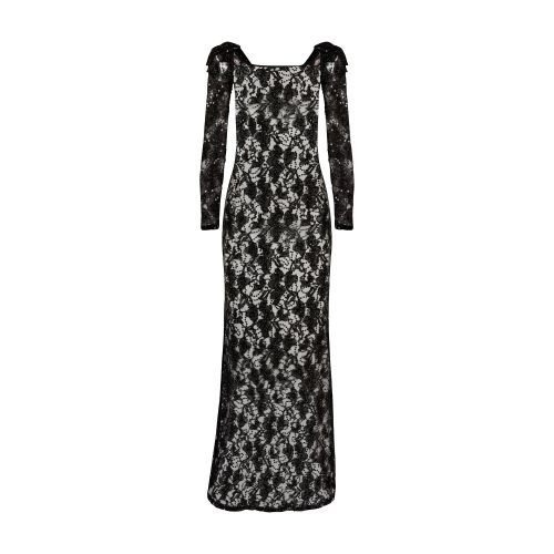 Nina Ricci Long sequin lace dress