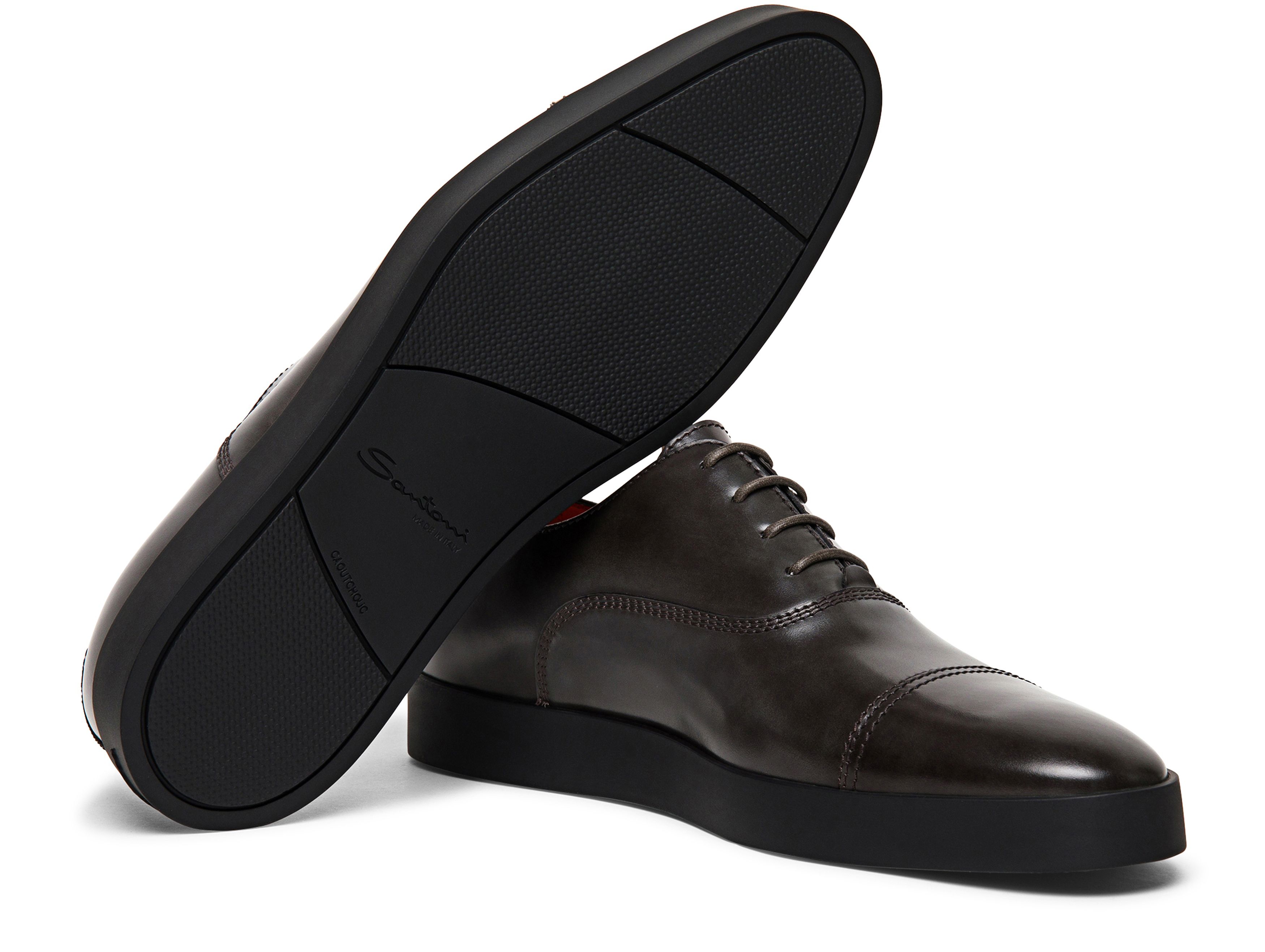 Santoni Leather Oxford shoes