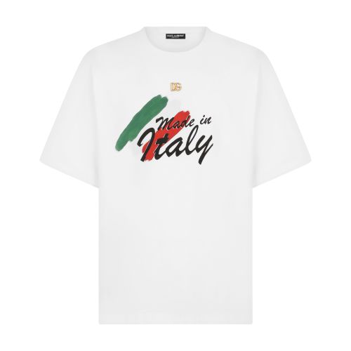 Dolce & Gabbana Technical jersey T-shirt with print